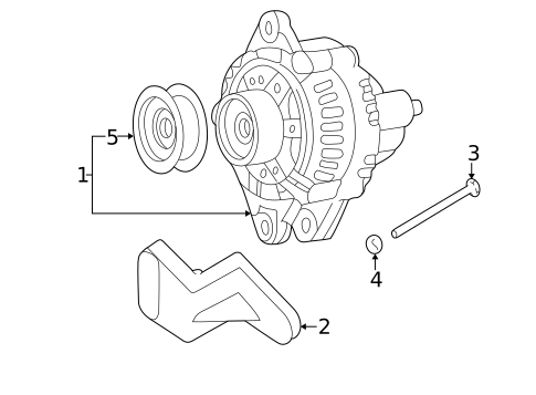 Alternator for 2006 Hyundai Tiburon #1