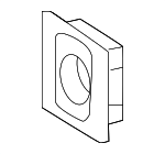 8553660140 - Body: Rear Power Outlet Bezel for Toyota Image