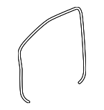 6231252120B1 - Body: Surround Weather-strip for Toyota: Yaris Image