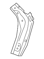 4K4809745 - Body: Front Pillar for Audi: e-tron S Sportback, e-tron Sportback, Q8 e-tron Sportback, SQ8 e-tron Sportback Image