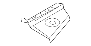 4KE809347 - Body: Wheel Housing Bracket for Audi Image