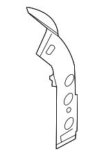 4K4809359 - Body: Rear Plate for Audi: e-tron S Sportback, e-tron Sportback, Q8 e-tron Sportback, SQ8 e-tron Sportback Image