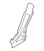 4KE809263 - Body: Front Pillar for Audi: e-tron Quattro, e-tron S, e-tron S Sportback, e-tron Sportback, Q8 e-tron, Q8 e-tron Sportback, SQ8 e-tron, SQ8 e-tron Sportback Image