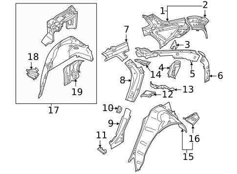 Inner Structure for 2020 Audi e-tron Sportback #0