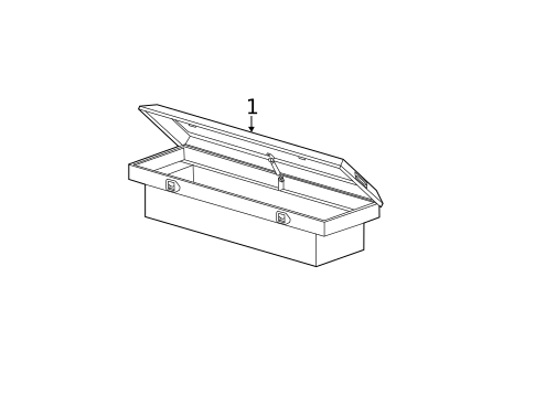 Storage Compartment for 2012 Ford F-350 Super Duty #0