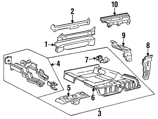 E6DZ54101A14A - Body: Frame Rail for Ford Image