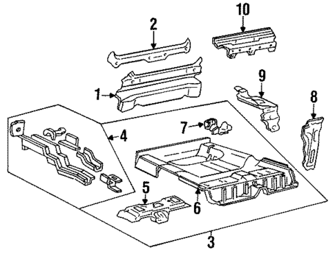Rear Body for 1988 Ford Taurus #0