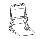 88994638 - Body: Seat Back Frame for Pontiac: Grand Prix Image