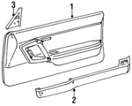 676102B69002 - Body: Door Trim for Toyota: Celica Image