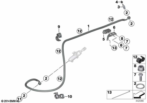 Brake Lines for 2004 BMW-Motorrad HP2 Enduro #0