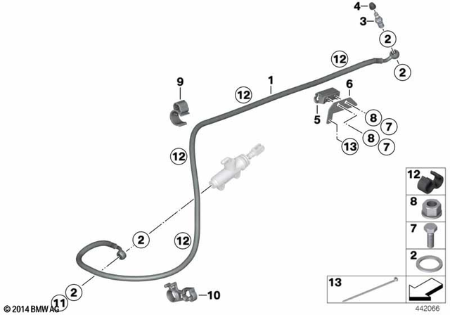 34327692790 - : Bracket for BMW-Motorrad Image