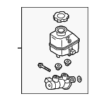 58510B1000 - Body: Master Cylinder for Genesis: G80, G90 | Hyundai: Genesis Image