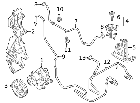 Pump & Hoses for 2014 Volkswagen Beetle #0