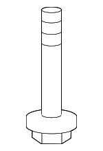 90176SDAA00 - Suspension: Front Mount Bracket Rear Bolt for Acura Image