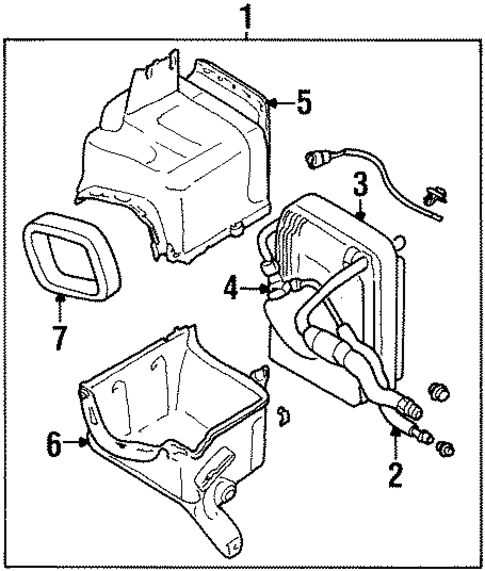 Evaporator Components for 1998 Chevrolet Tracker #0