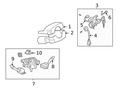 Ignition Lock for 2001 Hyundai Accent #0