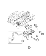 68132597AA - 3.0L Turbo Diesel; Engine: Clamp for Mopar Image