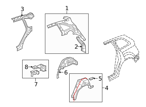 Inner Structure for 2010 Audi Q5 #0