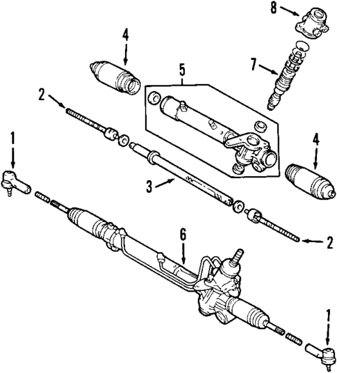 P/S Pump & Hoses for 2001 Lexus RX300 #0