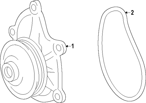Water Pump for 2025 Toyota 4Runner #0