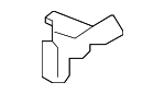 51629SJ0009P - Body: Inner Bracket for Subaru Image