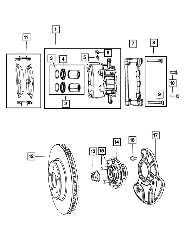 5183938AA - : Brake Piston Boot for Mopar Image