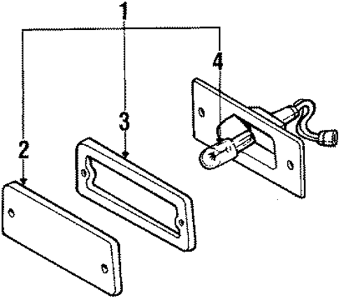 Side Marker Lamps for 1985 Mazda GLC #0