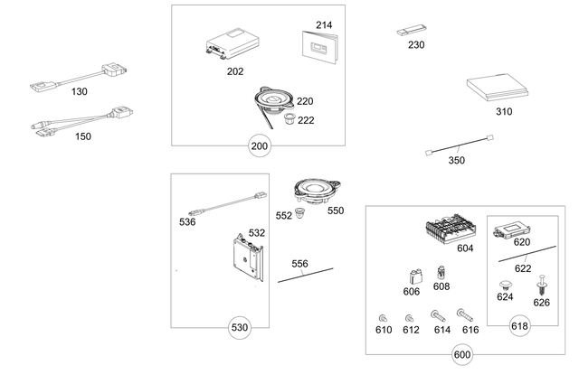 2189061004 - Electrical Components and Function: Memory Card for Mercedes-Benz Image