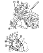 55359973AE - : Battery Tray for Mopar Image