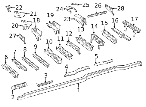 Frame & Components for 2016 Mercedes-Benz Sprinter 3500 #0
