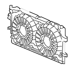 Engine Electric Coolant Fan Shroud