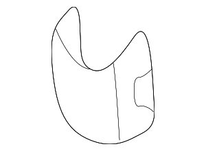 3D0971741 - Body: Drain Hose Clip for Audi Image