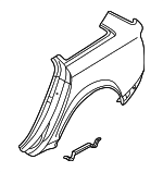 4Z7809843 - Body: Quarter Panel for Audi: Allroad Quattro Image