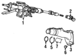 5862063460 - Steering: Column Assembly for Isuzu Image