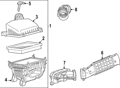 Air Intake for 2025 Lexus LX700h #1