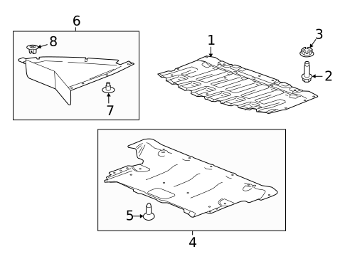 Splash Shields for 2017 Cadillac CT6 #0