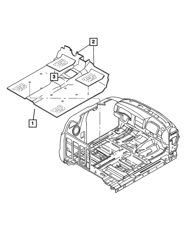 82208667 - : Floor - Front Mat Kit for Mopar Image