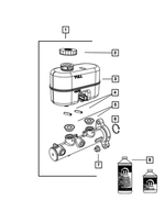 4723394 - Brakes: Master Cylinder Reservoir Pin for Mopar Image
