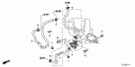 79746S5A003 - Engine: CLAMP, HEATER HOSE (NATURAL) for Honda Image