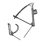 5099655AA - Body: Window Regulator for Chrysler: Crossfire Image