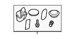 31209996 - Body: Door Shell Seal Kit for Volvo Image
