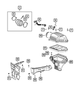 68175280AA - Fuel: Hose Clamp Clamp for Dodge: Challenger, Charger | Jeep: Wrangler Image