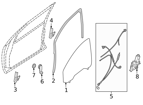 Front Door for 2018 Nissan NV2500 #1