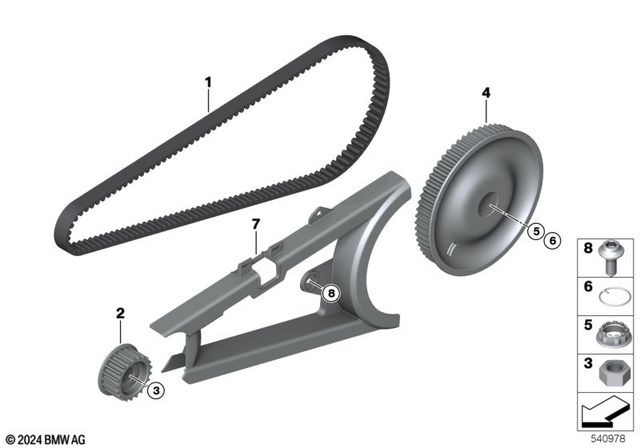 33817914097 - : Belt Pulley               for BMW-Motorrad Image