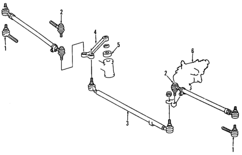 Steering Gear & Linkage for 1988 Mercedes-Benz 300 CE #1