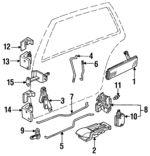 35023184 - Body: Handle, Outside for Dodge: Monaco Image