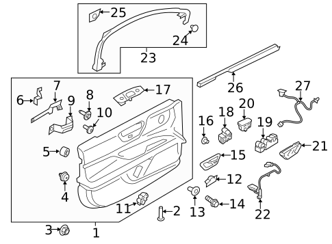 Rear Door for 2017 Lincoln Continental #3