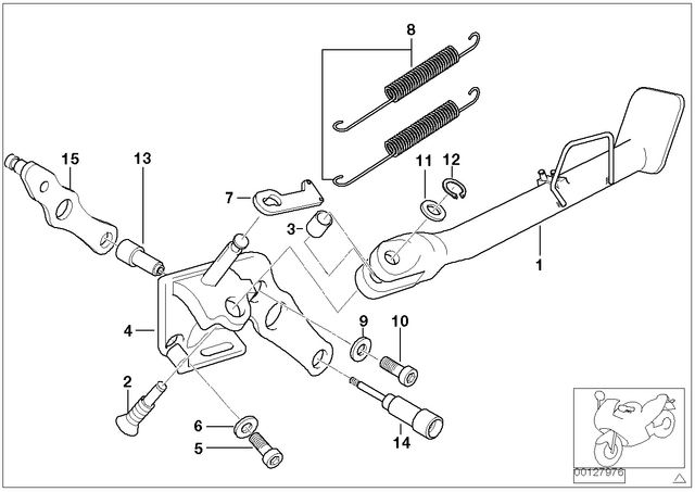 46532335787 - : Side Stand for BMW-Motorrad Image