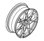 36115A324F7 - : Wheel, Alloy for BMW Image