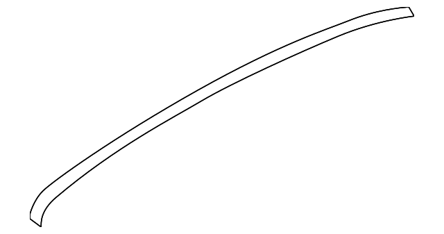 KB3Z-2651700-A - Roof Drip Molding 2019-2025 Ford Ranger | Ford